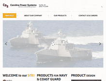 Tablet Screenshot of carolinapowersystems.com